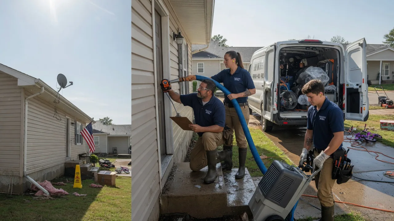 Ceiling Water Damage Restoration in Waterloo, OH near me